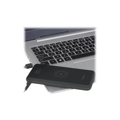 Aluratek USB Wireless Power Bank for Most Smartphones, 10000mAh, Black (AWPBQ10KF)