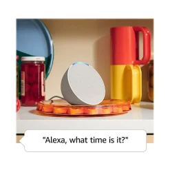 Smart Speakers & Displays<Amazon Echo Pop Bluetooth/Wi-Fi Wireless Smart Speaker with Alexa, Glacier White (53-031156)