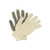 Work Gloves<Ambitex Pro 1-Sided Dotted String Knit Cotton Gloves, Natural White, Dozen (CTPS400MN/1SD)