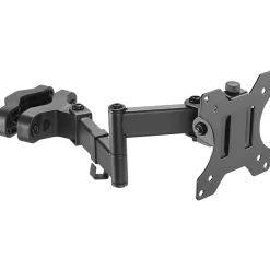 Amer Adjustable Full-Motion Pole Mount Monitor Arm, Up to 32" Monitor, Black (PM111)* Monitor Mounts & Stands