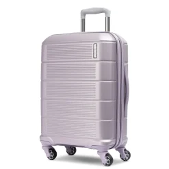 American Tourister Stratum 2.0 22" Hardside Carry-On Suitcase, 4-Wheeled Spinner, Purple Haze (142348-4321)