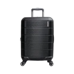 American Tourister Stratum 2.0 22" Hardside Carry-On Suitcase, 4-Wheeled Spinner, Jet Black (142348-1465)