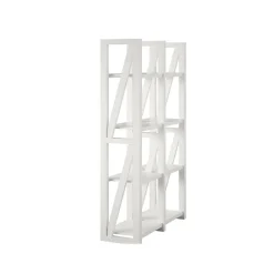Best Crestwood 60"H 8-Shelf Bookcase, White (4465013COM) Bookcases