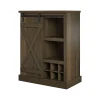 Knox County 36" Bar Cabinet with 4 Shelves, Oak Brown (3389903COM) Storage Cabinets