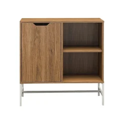 Outlet Modine 30"H 2-Shelf Bookcase with Adjustable Shelf, Walnut (3483905COM) Bookcases