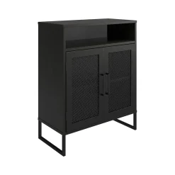 Sale Purdue 30" Storage Cabinet with 3 Shelves, Black Oak (3558335COM) Storage Cabinets