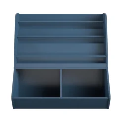Outlet Tyler 36"H 5-Shelf Bookcase, Navy Particle Board (4947837COM) Bookcases