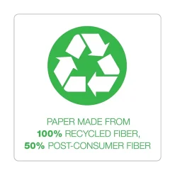 Ampad Earthwise 100% Recycled Ruled Pad, 5x8