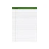Ampad Earthwise Notepads, 8.5" x 11.75", Wide, White, 50 Sheets/Pad, 4 Pads/Pack (TOP 40102R) New