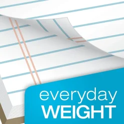 Ampad Evidence, 8-1/2" x 11", White, Glue-Top Writing Pad, Narrow Ruled, Dozen (21-118) Hot