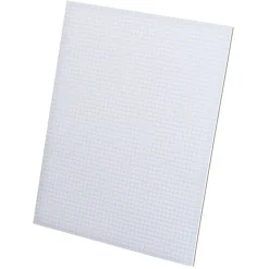 Ampad Evidence Notepad, 8.5" x 11", Quad Ruled, White, 50 Sheets/Pad (22-002) Clearance