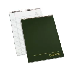 Ampad Gold Fibre Designer Series Notepad, 8.5" x 11.75", Wide Ruled, Classic Green Cover, 70 Sheets/Pad (20-811) Hot