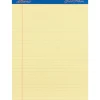 Ampad Gold Fibre Notepad, 8.5" x 11.75", Wide Ruled, Canary, 50 Sheets/Pad, 12 Pads (20-064) Clearance