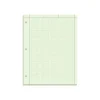 Ampad Graph Pad, 8.5" x 11", Graph Ruled, Green Tint, 200 Sheets/Pad (22-144) Best