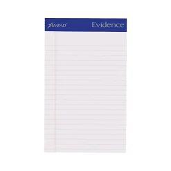Ampad Notepads, 5" x 8", College, White, 50 Sheets/Pad, 12 Pads/Pack (TOP20-304) Best