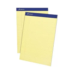 Ampad Notepads, 8.5" x 11.75", Narrow Ruled, Canary, 50 Sheets/Pad, 12 Pads/Pack (TOP 20-222) Hot