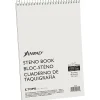 Ampad Steno Books, 6" x 9", Gregg Ruled, Greentint, 80 Sheets/Pad, 72 Pads/Carton (25-274) Discount