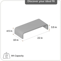 Anji Mountain Mango Wood Monitor Stand, Up to 32