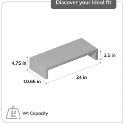 Anji Mountain Mango Wood Monitor Stand, Up to 32