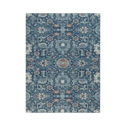 Outlet Rug'd Alta Carpet & Hard Floor Chair Mat, 36" x 48", Blue/Ivory Polyester (AMB9033) Chair Mats