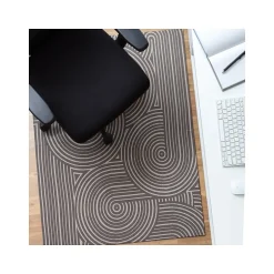 Best Rug'd Brixey Carpet & Hard Floor Chair Mat, 36