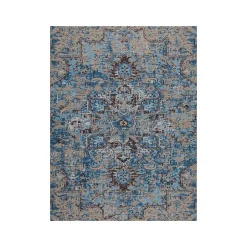 Outlet Rug'd Copenhagen Carpet & Hard Floor Chair Mat, 36" x 48'', Low-Pile, Blue (AMB9050) Chair Mats