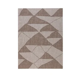 Rug'd Dormis Carpet & Hard Floor Chair Mat, 36" x 48", Brown/Beige Polyester (AMB9038) Chair Mats