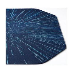 Discount Rug'd Galaxy Carpet & Hard Floor Gaming Chair Mat, 36" x 48", Blue (AMB9116) Chair Mats