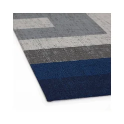 Online Rug'd Ponca Carpet & Hard Floor Chair Mat, 36" x 48", Blue/Gray Polyester (AMB9039) Chair Mats