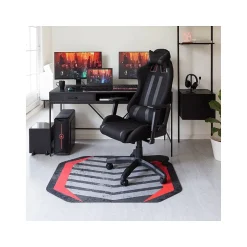 Discount Rug'd Prizm Red Carpet & Hard Floor Chair Mat, 36
