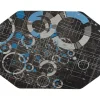 Online Rug'd Refracted Carpet & Hard Floor Chair Mat, 36" x 48", Gray/Blue (AMB9112) Chair Mats