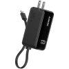 Anker Fusion Built-in USB-C 3-in-1 Power Bank, 5000 mAh, Black (A1636H11)