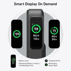 Anker MagGo MagSafe Wireless USB-C Power Bank for iPhone 12 and later, 10,000 mAh, Black (A1654H11-1)