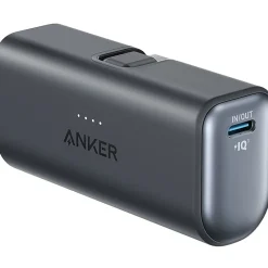 Anker Nano USB-C Power Bank, 5000 mAh, Black (A1653H11-1)