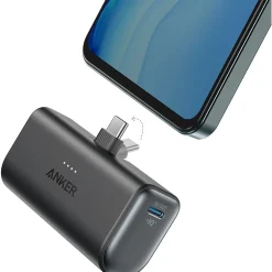 Anker Nano USB-C Power Bank, 5000 mAh, Black (A1653H11-1)