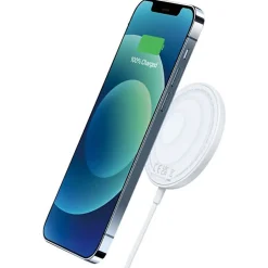 Anker PowerWave 6' MagSafe USB-C Magnetic 7.5W Charging Pad for Apple, White (A2565H21-1)