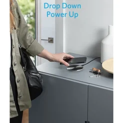 Anker PowerWave Pad Lite+ Wireless Charging Pad, 3.3 ft., Black (B2536J11-1)