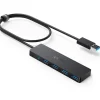 Usb Hubs<Anker Ultra Slim 4-Port USB 3.0 Hub, Black (A7516016)