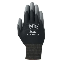 Work Gloves<Ansell HyFlex Light Duty Multi-Purpose Safety Gloves, Palm Coated, X-Large, 12 Pairs