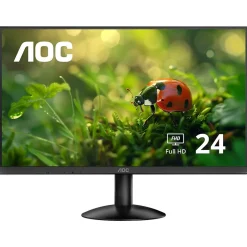 AOC 24" FHD 100Hz LCD Monitor, Black (24B30H2)* Flat Monitors