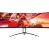 AOC AGON 49" Curved 4K Ultra HD 165 Hz LCD Gaming Monitor, Black (AG493UCX2)* Gaming Monitors