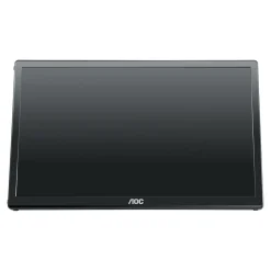 AOC E1659FWU 15.6" Portable HD LED Monitor, Black* Flat Monitors