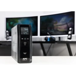 Battery Backup<APC Back-UPS Pro BN 1350VA/810 Watts, 10-Outlets, 2 USB Ports, Black (BN1350M2)