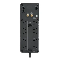 Battery Backup<APC Back-UPS Pro 1500VA Battery Backup and Surge Protector, 10-Outlets, Black (BR1500MS2)