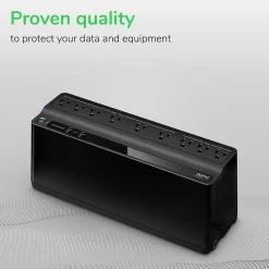 Battery Backup<APC Back-UPS 850VA 9-Outlet Battery Backup & Surge Protector, Black (BE850G2)