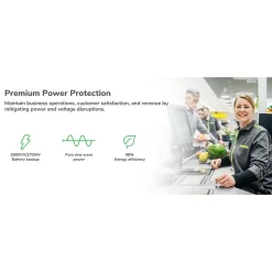 Battery Backup<APC Smart-UPS X 3000 Rack/Tower LCDVA UPS, 7 Outlets, Black (SMX3000RMLV2UNC)