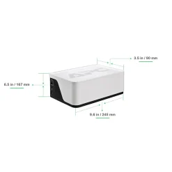 Battery Backup<APC UPS Battery Backup, 700VA UPS with 4 Backup Battery Outlets, USB Type-C, White (BE700G3)