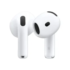 Apple AirPods 4 Wireless Ambient Sound Earbuds with USB-C Charging Case, 4th Generation, Bluetooth, White (MXP63LL/A)