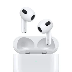 Apple AirPods (3rd Gen) Bluetooth Earbuds with Lightning Charging Case, White (MPNY3AM/A)