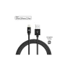 LAX Gadgets Apple Certified Durable Lightning Cable for iPhone/iPad, 10-ft, Black (LGHTMFI10FT-BLK)